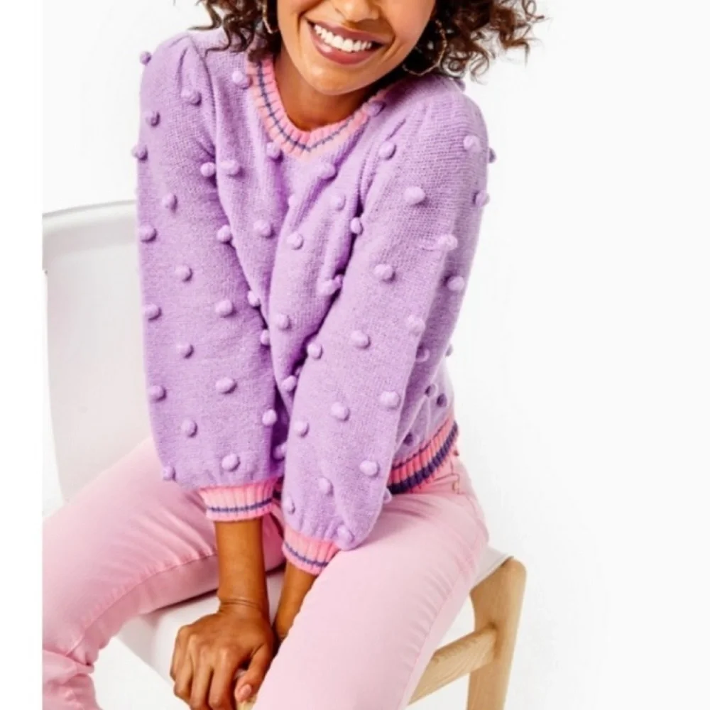 Lilly Pulitzer Dorianna Sweater in Purple Iris